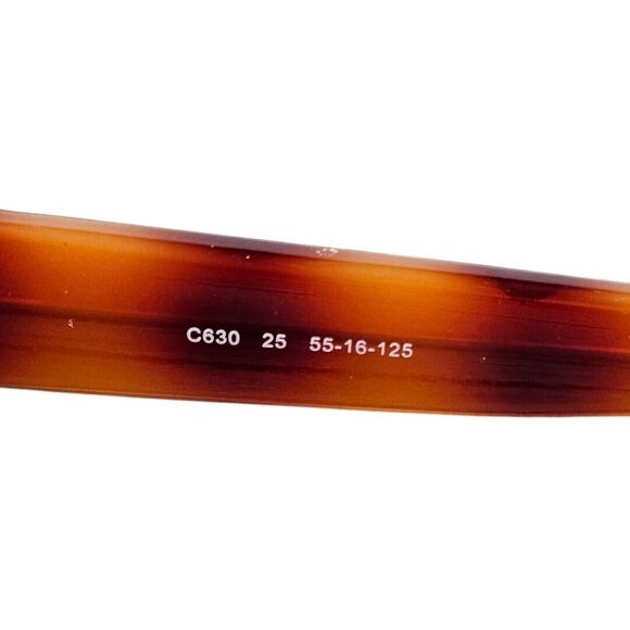 Cole Haan C630 25 Brown Tortoise Wrap Sunglasses 55/16 125 FRAMES ONLY - Picture 5 of 8